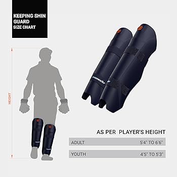 Amazon.com: moonwalkr Cricket Wicket Keeping Shin Guards