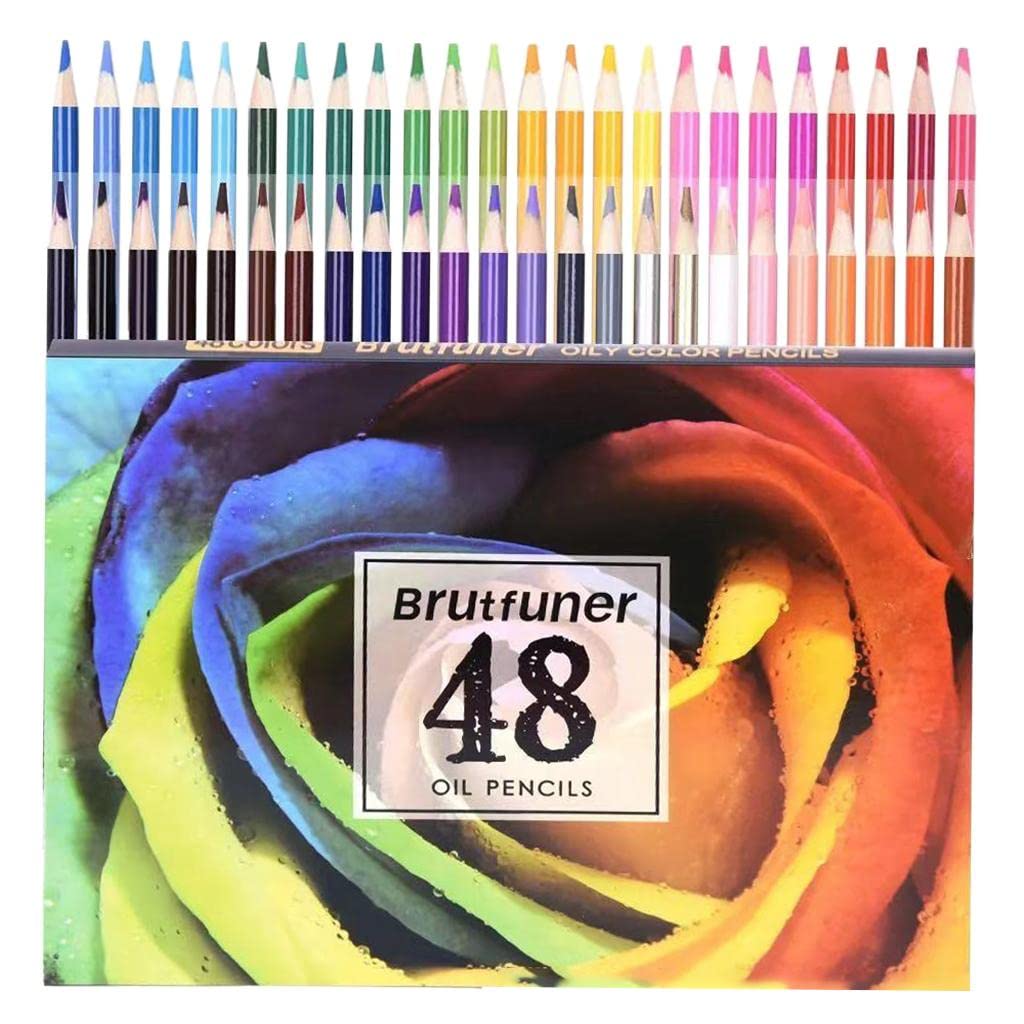 Multi Color Oily Color Pencil Drawing Paint Sketch Pencil 48 Colors