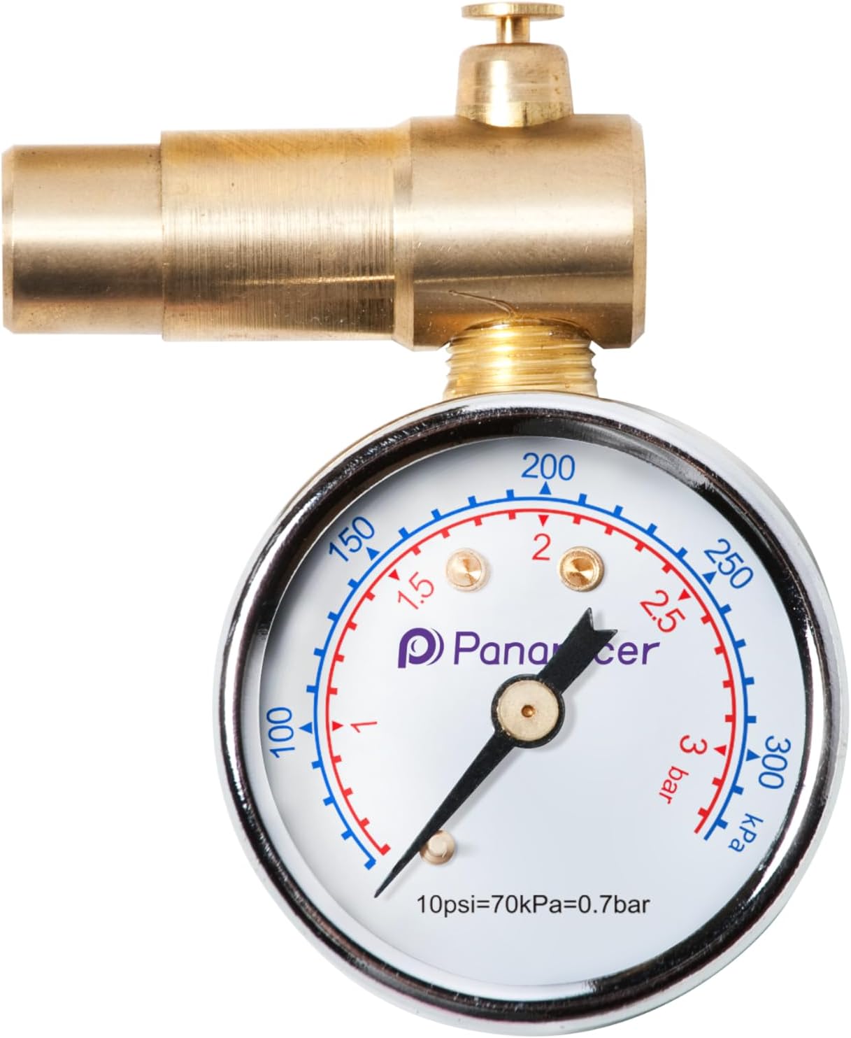 パナレーサー(Panaracer) 用品 指針式 タイヤゲージ 仏式バルブ専用 低圧専用 BTG-F-LP ホワイト