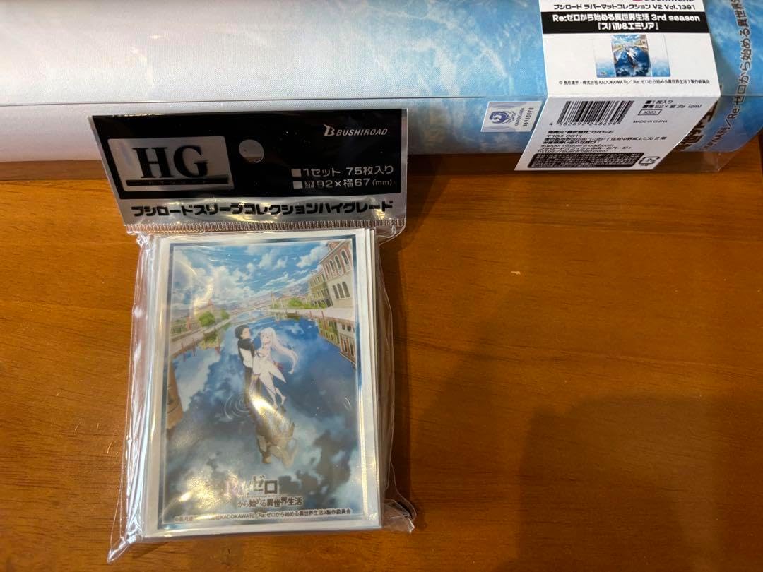 リゼロ　スリーブ　プレイマット　セット　まとめ売り リゼロ スリーブ プレイマット セット まとめ売り リゼロ
