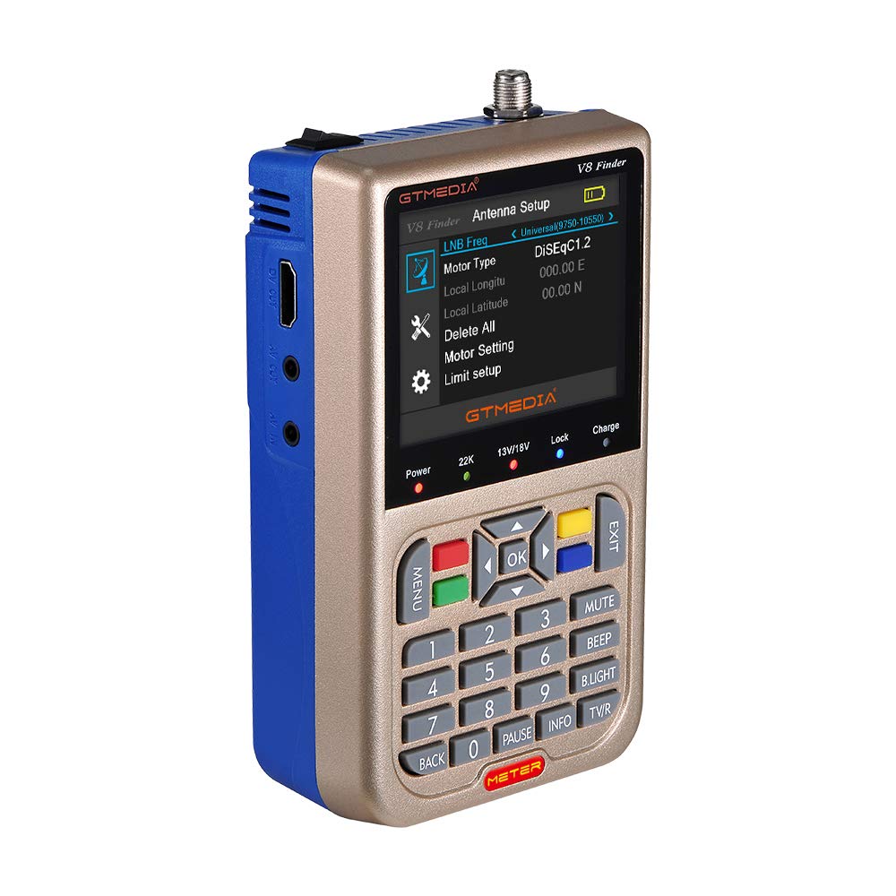 GT edia V8 Pointeur Satellite Finder èter pour Le Antenne Réglage Parabole Satellite pour
