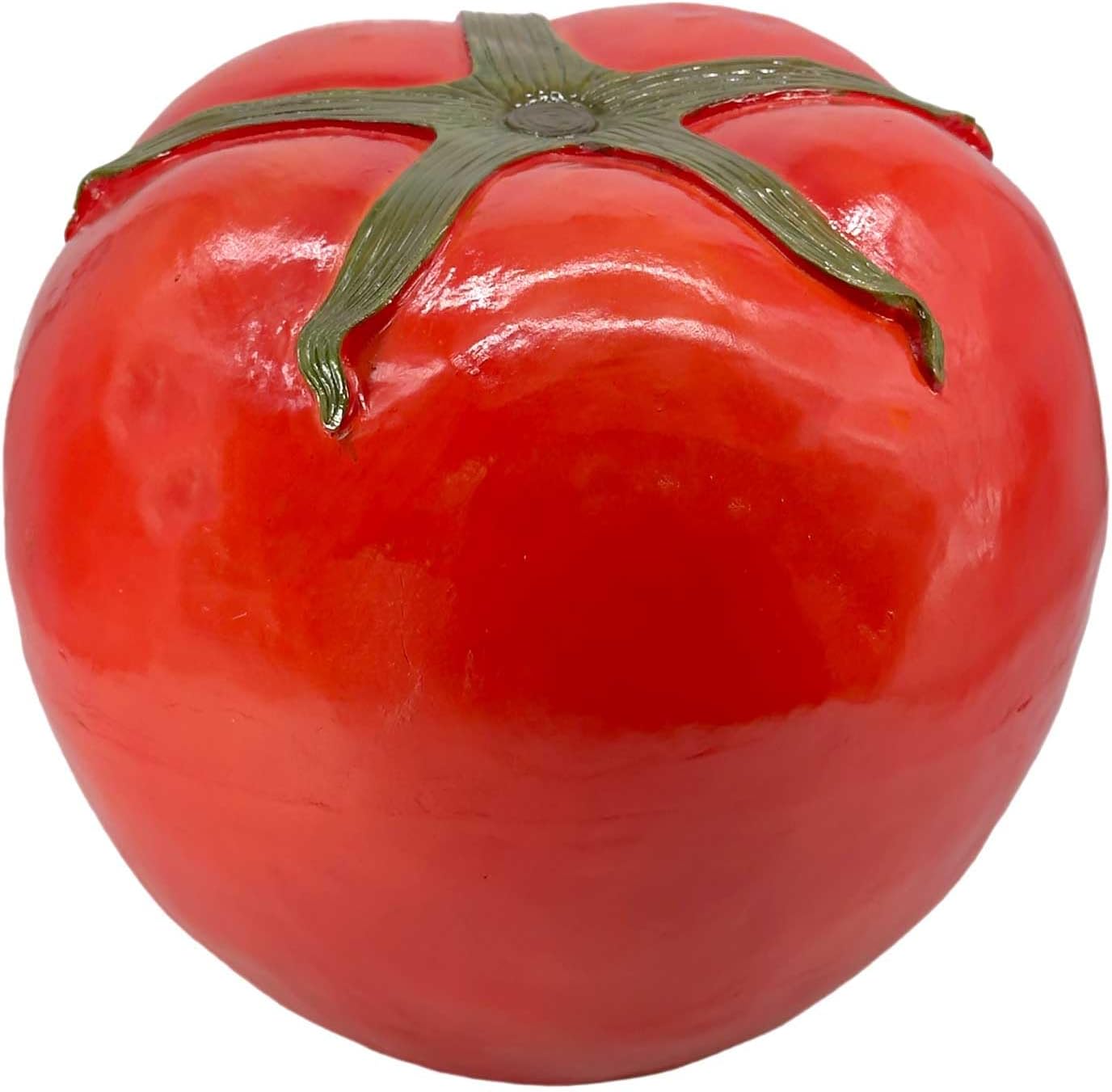 Galt International 15" Red Tomato Stool Side Table Home Decor Plant Stand Garden Indoor Outdoor Decorations