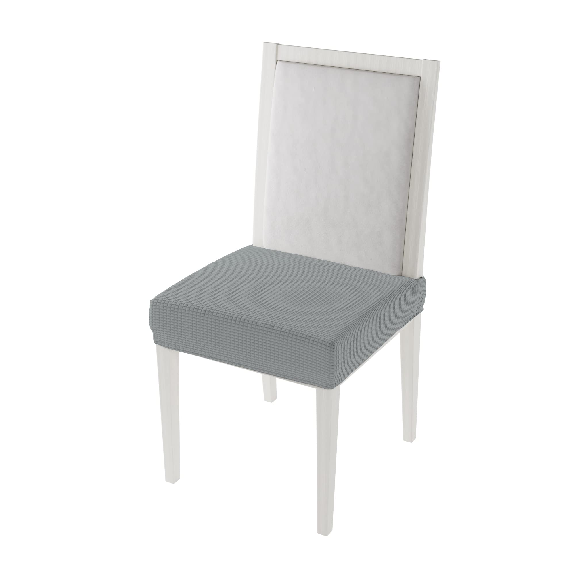 Italian Bed Linen Leslie seat cover, Light grey, One Size