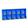 CNC Carbide Insert, 10pcs Diamond Shape CNC Carbide Tips Inserts Blade Cutter Lathe Turning Tool With Box DCMT070204-HM YBC251