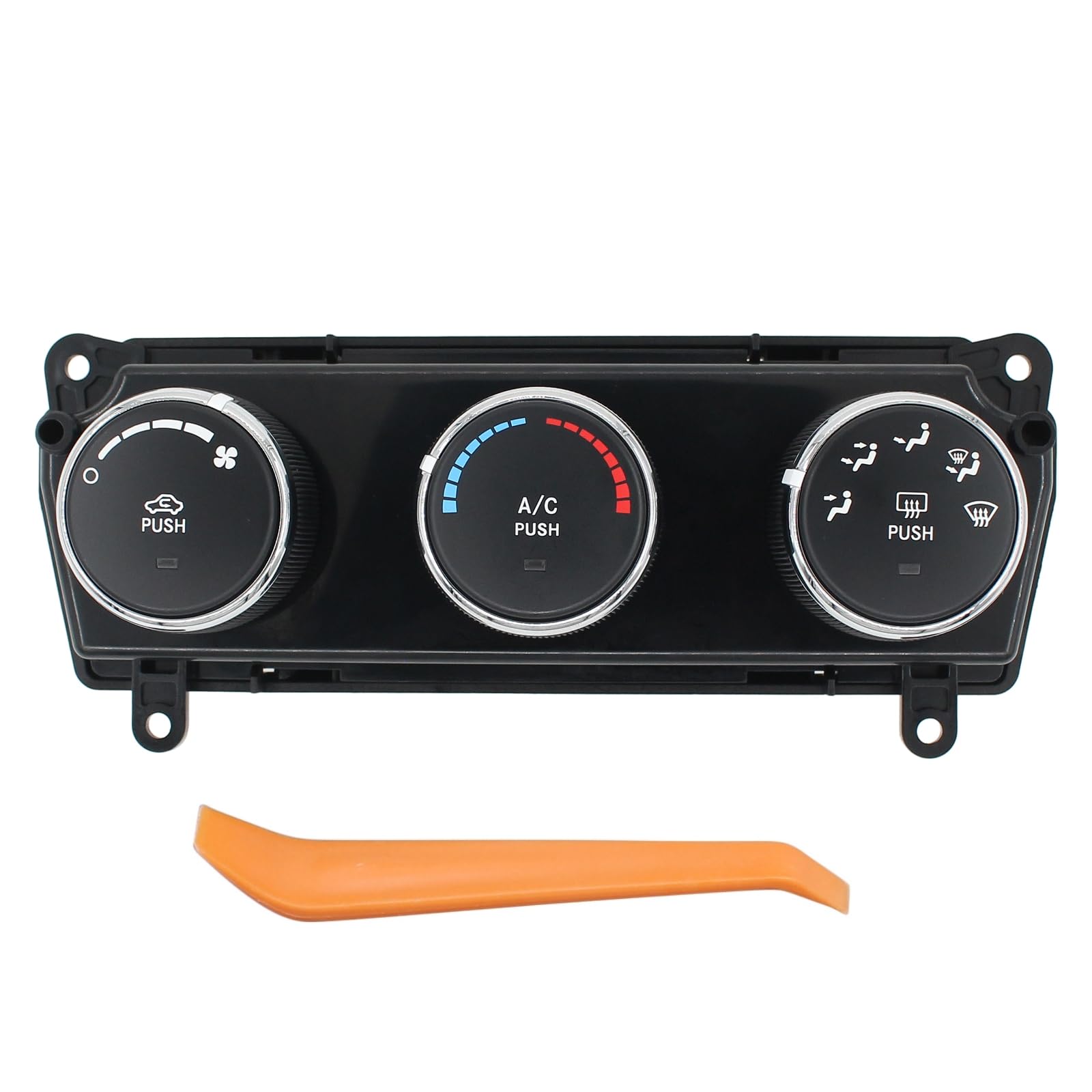 DriveFix A/C Heater Climate Control Module Panel Assembly for Chrysler Sebring 2010; 200 2011-2014 for Dodge Avenger 2009-2014