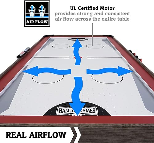 Miniatura 5 de Hockey de aire múltiples estilos, mesa de juego, juegos de arcade para interiores con sistemas de puntuación electrónica, perfecto para salas de