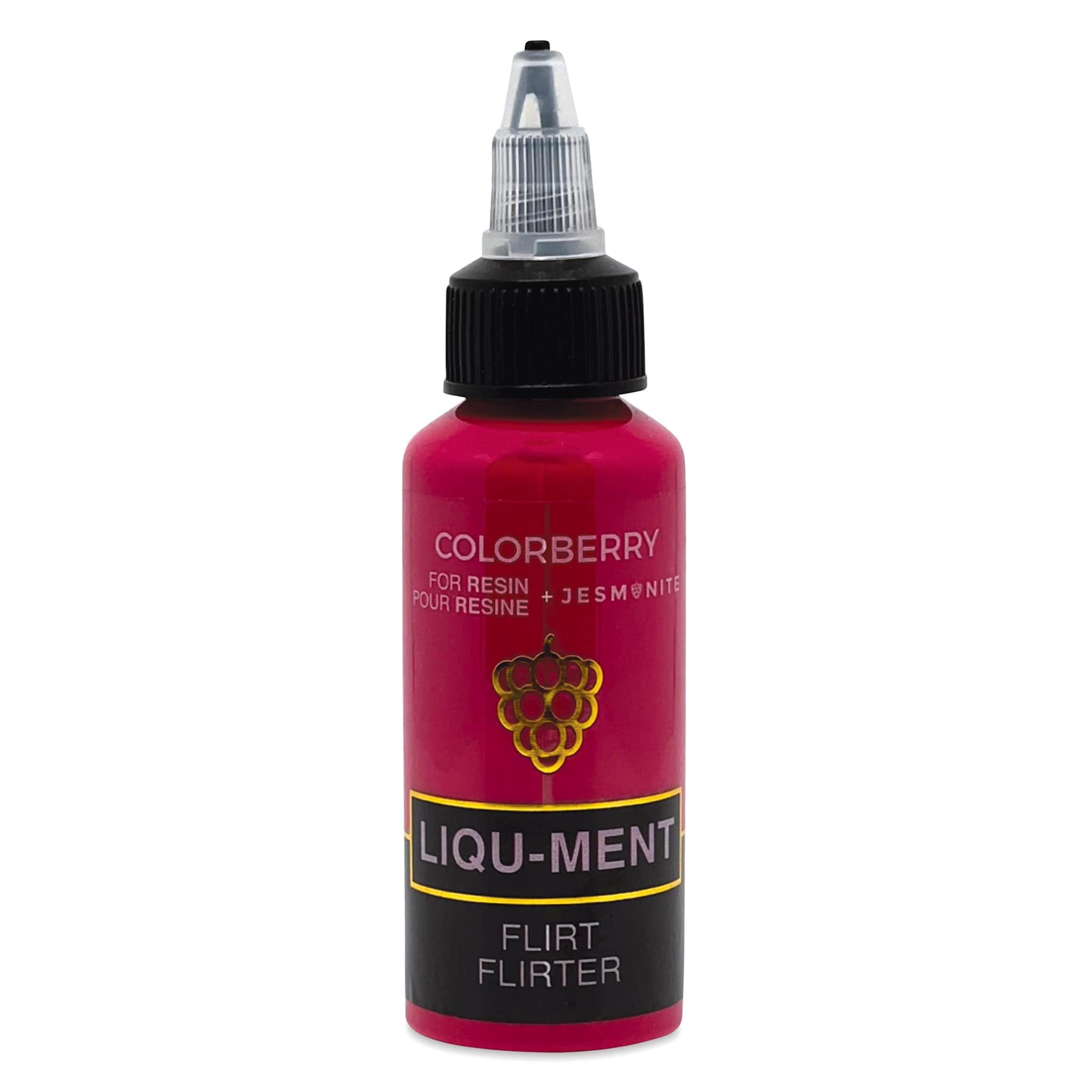 COLORBERRY LIQU-Ment – Liquid Pigment for JESIN, KERACAST, and Casting Powders – Water-Based Colorant for DIY Art, Crafts, and Resin Projects – 50ml Bottle (Flirt)