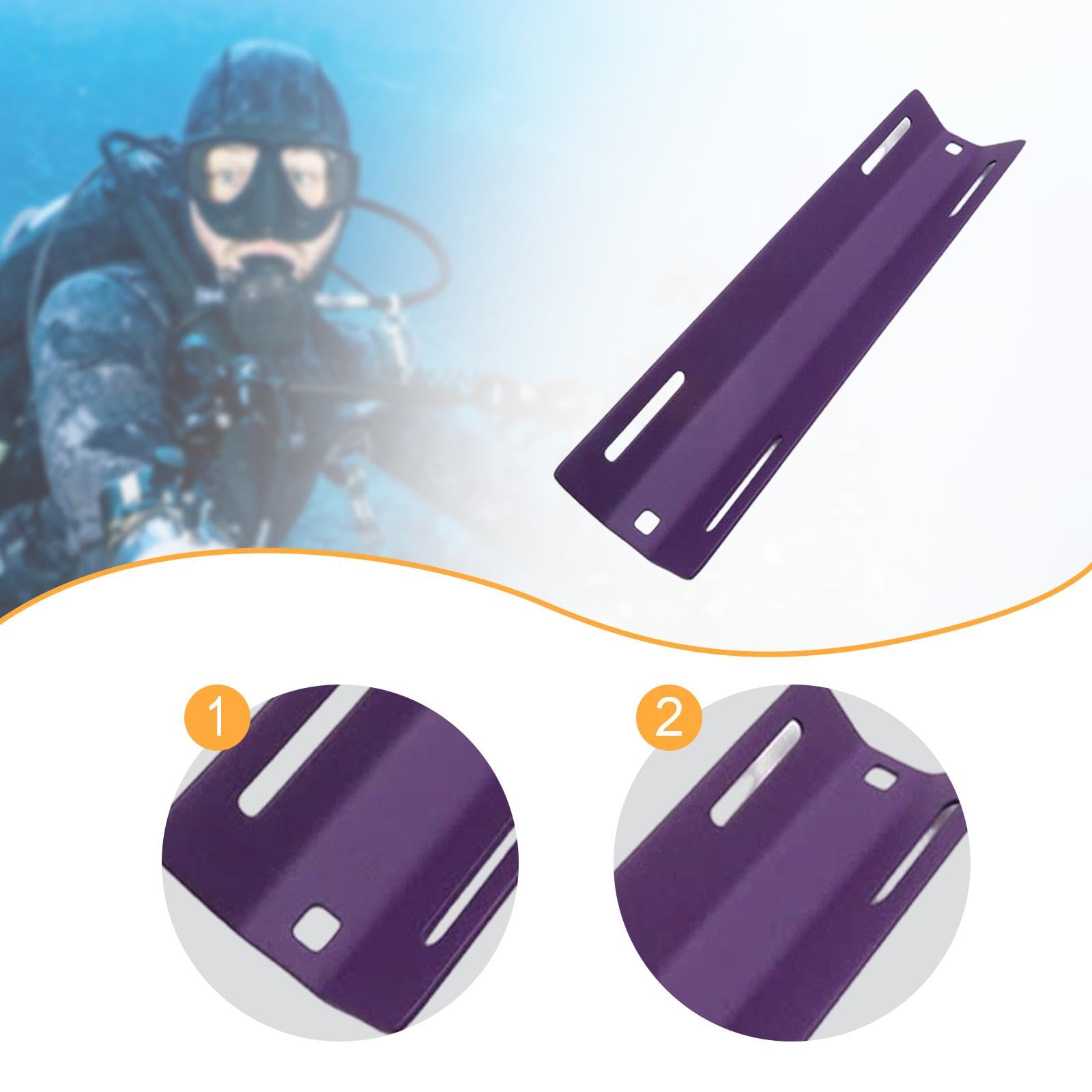 Scuba Diving Single Tank Adapter Adaptateur de pour Bouteille de Plongée Harnais Matériel en Fibre de Carbone Fixation Facile Adaptée à la