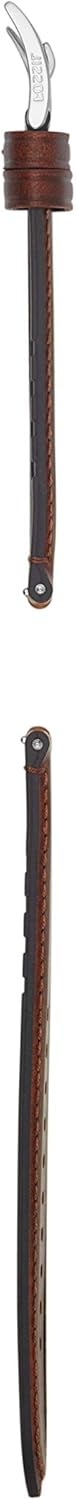 Fossil Unisex 22mm Leather/Silicone Interchangeable Watch Band Strap, Color: Dark Brown (Model: S221299) : Clothing, Shoes & Jewelry