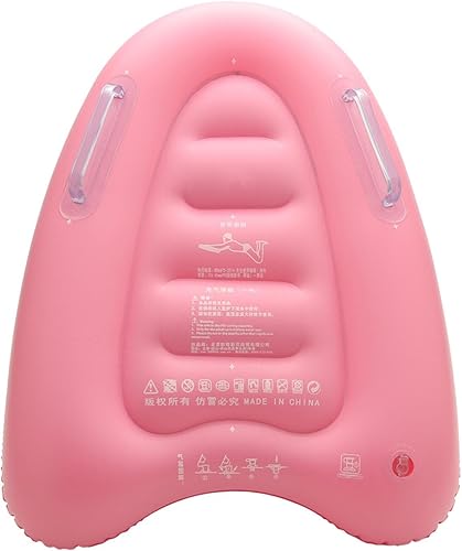 Tabla inflable de doble asa, tabla de surf inflable, tabla flotante para principiantes de natación para niños mayores de 3 años de edad, tapete de