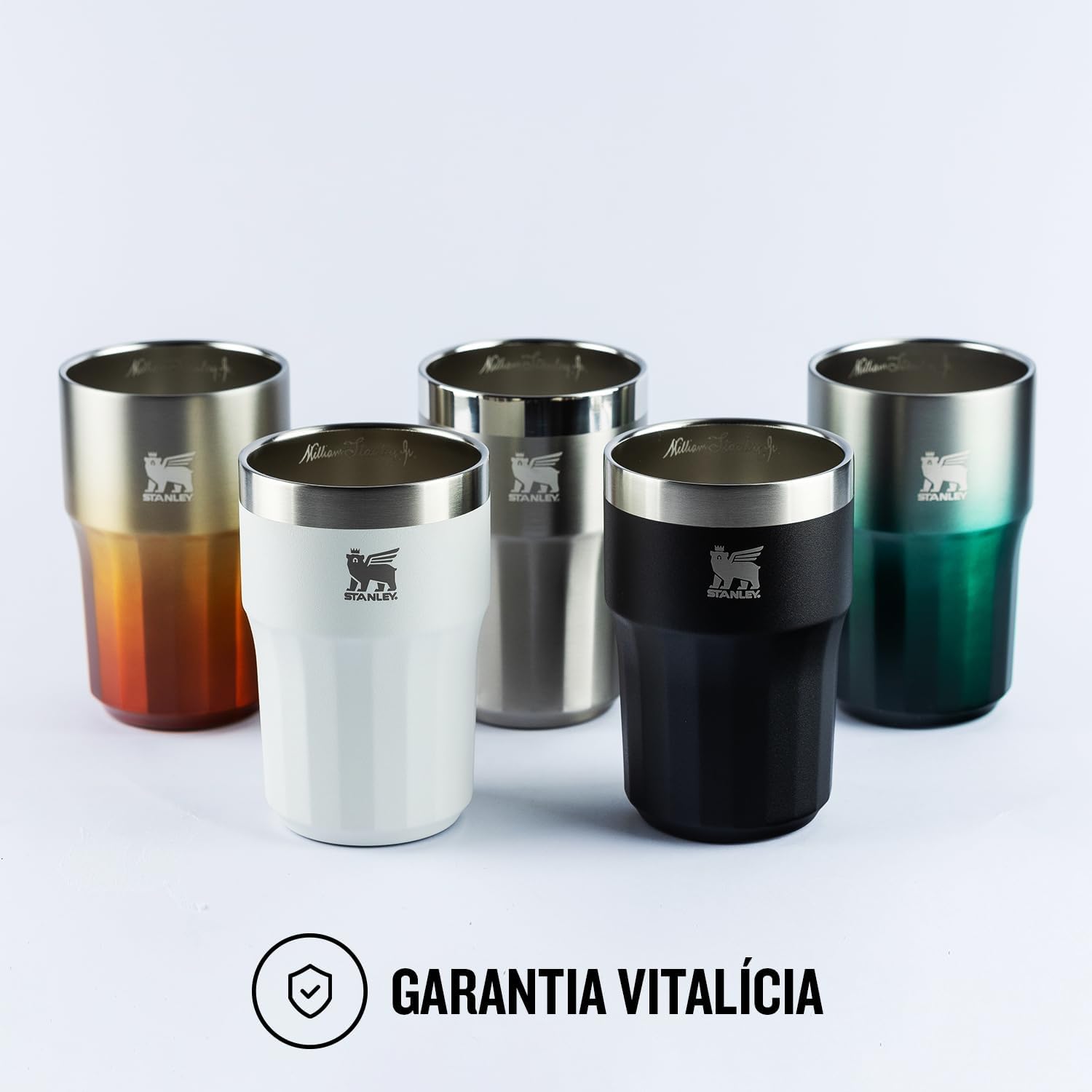 Stanley - Copo Térmico para Cerveja, 384ml, para Bebidas Frias ou Quentes, Stainless Steel Stanley - Copo Térmico para Cerveja, 384ml, para Bebidas Frias ou Quentes, Stainless Steel