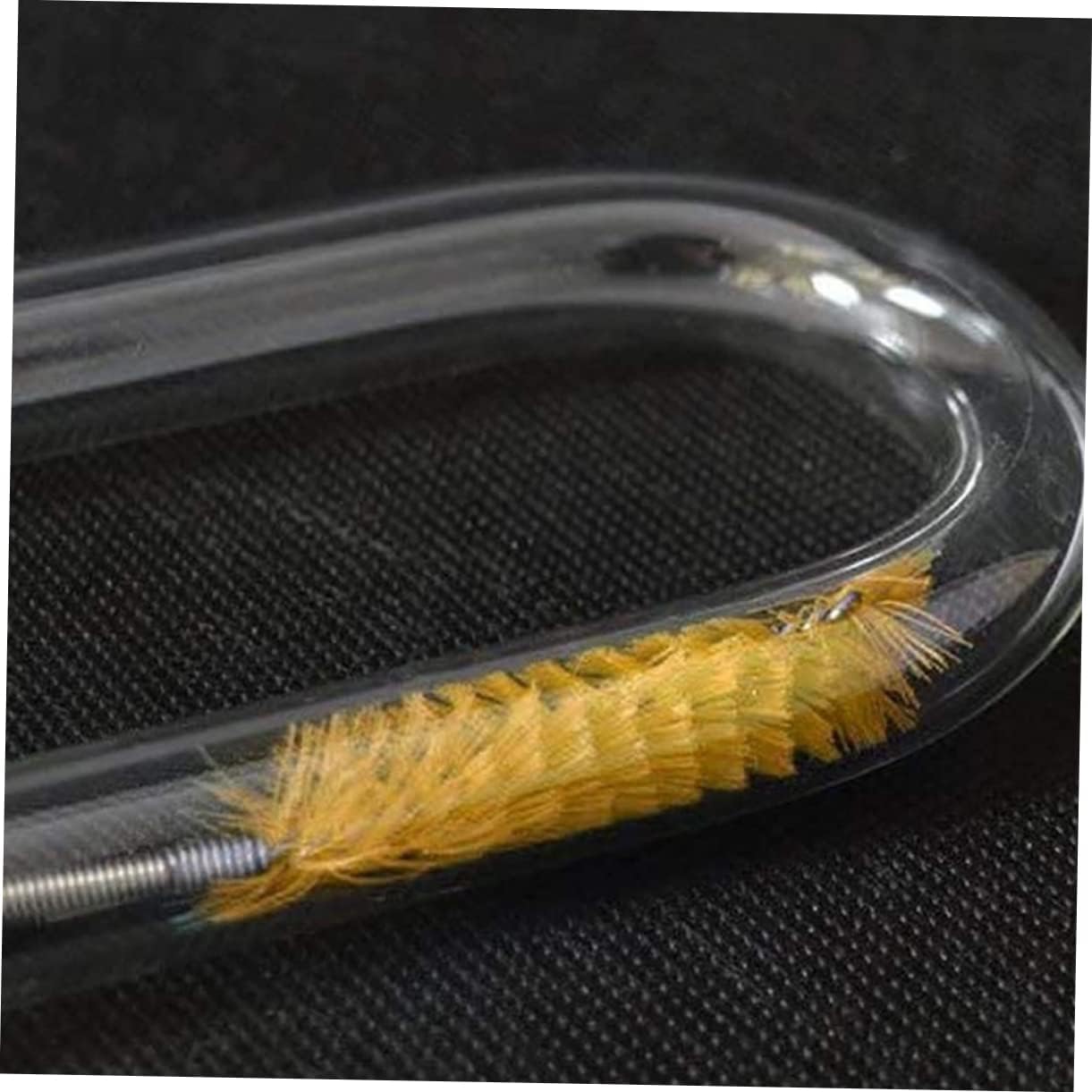 Mikikit 5sets Flexible Tube Cleaning Brush Set High-Density Spring Brushes for Fish Tank Aquarium Hose Bottle Cleaning Rotatable Design for Thorough Cleanliness