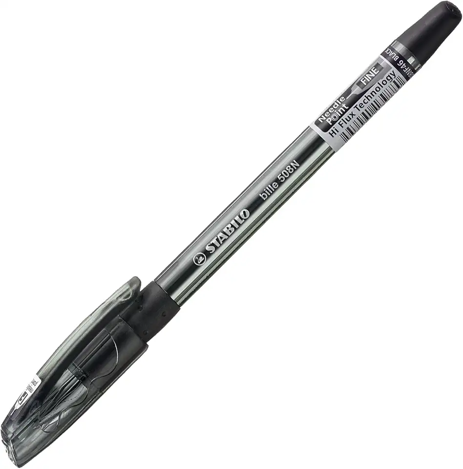 Caneta Esferográfica – STABILO Bille 508N – Pacote com 1 unidade – Preto