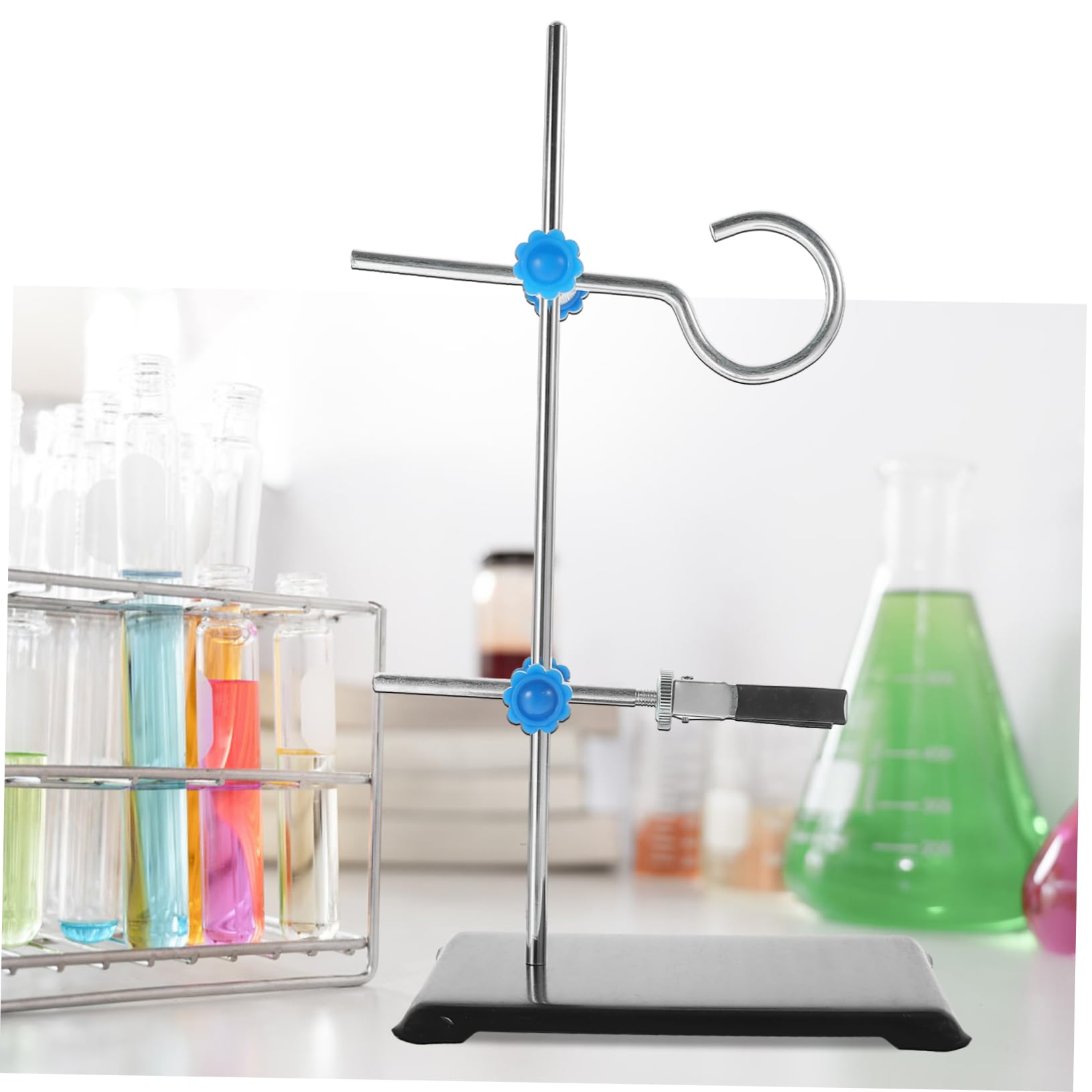 Gatuida Support de Laboratoire Portable Plusieurs styles en Fer Facile à Monter et Démonter, Cadre Miniature pour Usage en Laboratoire Scientifique