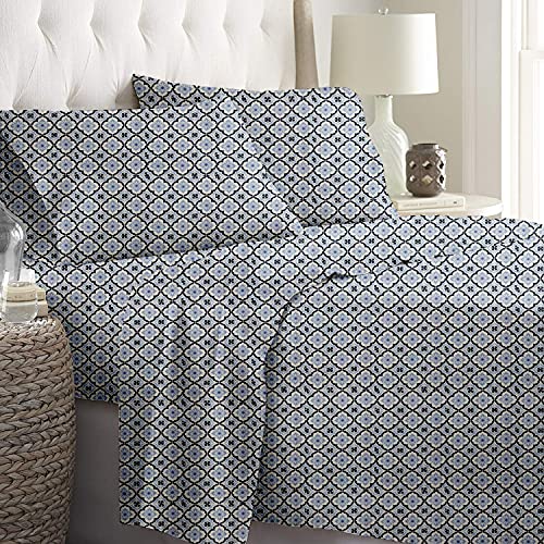 Image of Bed Sheets - Brushed Microfiber Bedsheets - Flat Bedsheets & Pillowcase - Super Soft Microfiber - Breathable Wrinkle, Fade Resistant & Cooling Sheets
