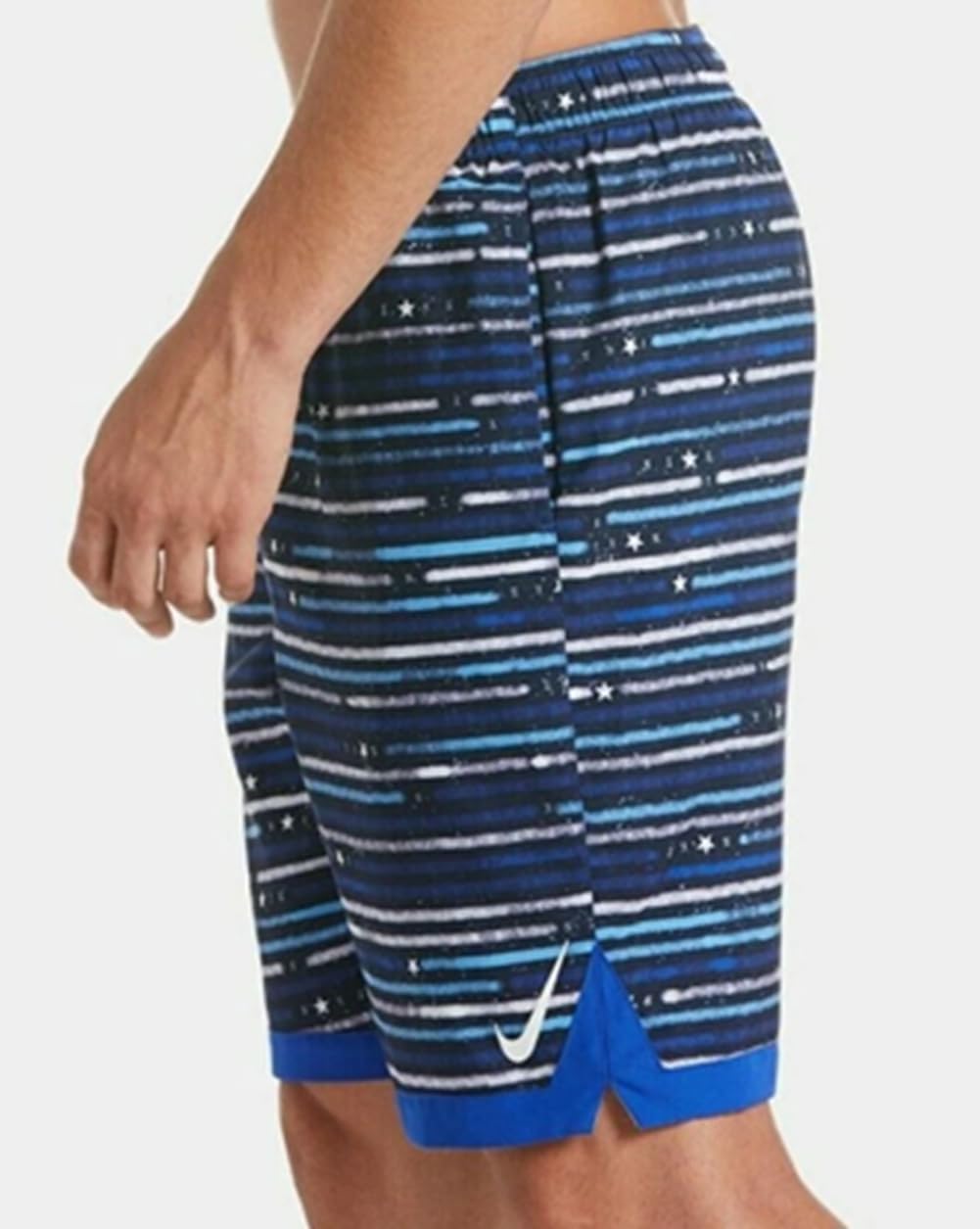 Nike Men's Americana Horizon Stripe 9" Swim Trunks - Image 2
