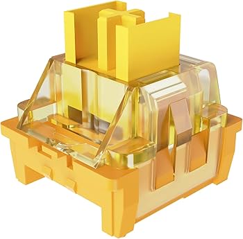 MAGIC-REFINER Interruptores amarelos banana para teclado mecânico