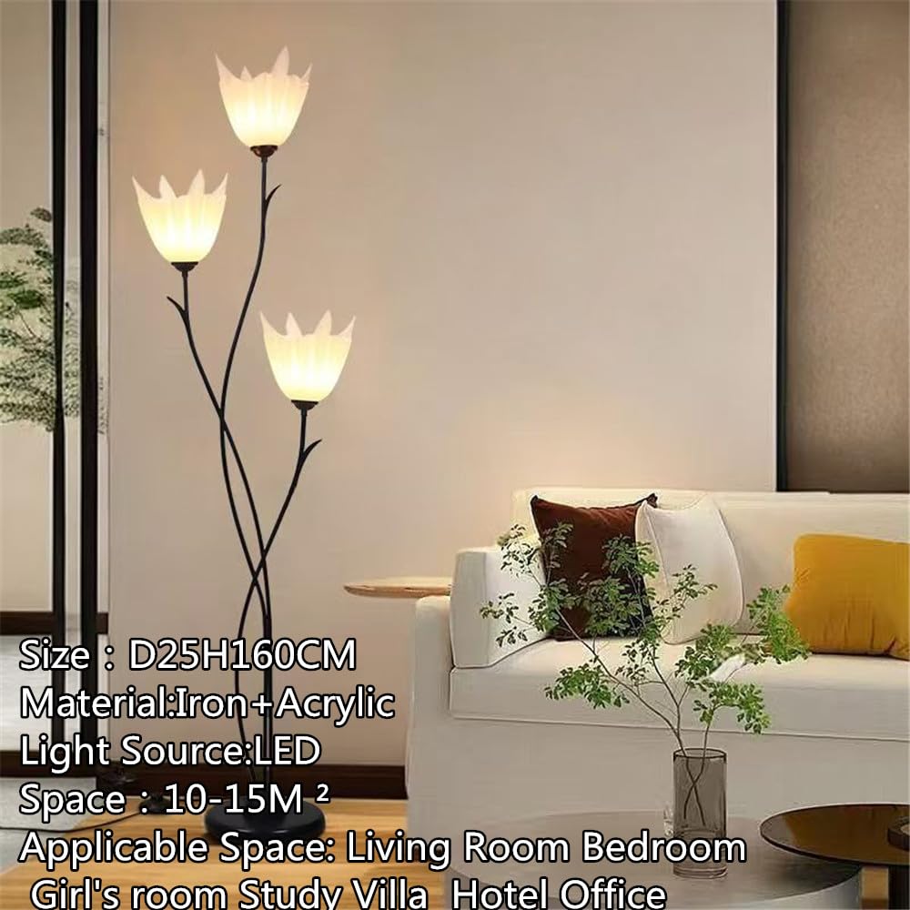 Nowoczesna lampa podłogowa do salonu Nordic Creative Art Family Study Bedroom Hotel Villa Office LED Obok sofy Dekoracyjne oświetlenie stojące (Styl 21)