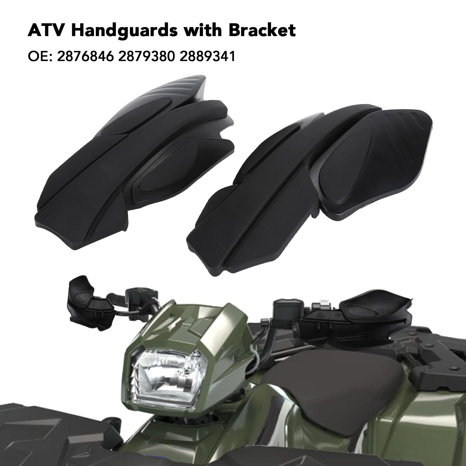 ATV-Handschützer, Handprotektoren für Dirtbikes, 2876846 2879380 2889341, Motorrad Handschutz für Sportsman Scrambler 400 450 570 850 XP 1000, Handschutzhalterung