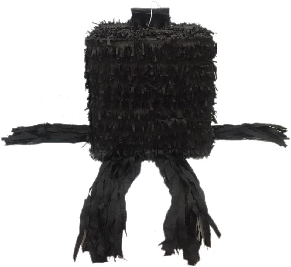 APINATA4U Black Pixel Block Game Pinata, Video Birthday Party Supplies and Decorations, Themed Party Favor for Kids and Adults, Theme Pinata Gift for Kids and Lovers