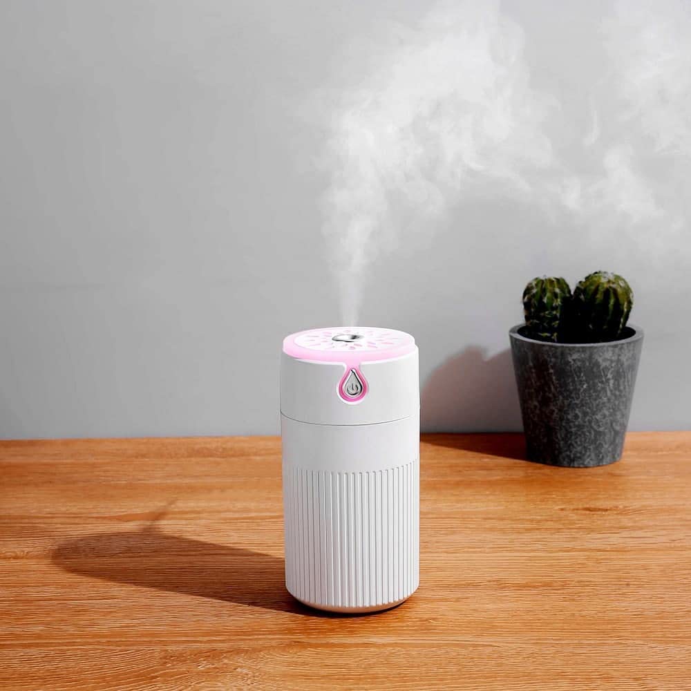 Darkwings Cool Leaf Mist Humidifiers Essential Oil Diffuser Advantage Aroma Air Humidifier with Led Night Light Colorful for Car, Office, Babies, humidifiers for Home, air humidifier for Room