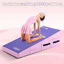 Gymnastics Cheese Mat Incline Wedge Mat, Folding Gymnastics Mat for Kids Tumbling, Indoor/Outdoor Skill Shape Training & Exercise equipment Home Gym Yoga gallery image