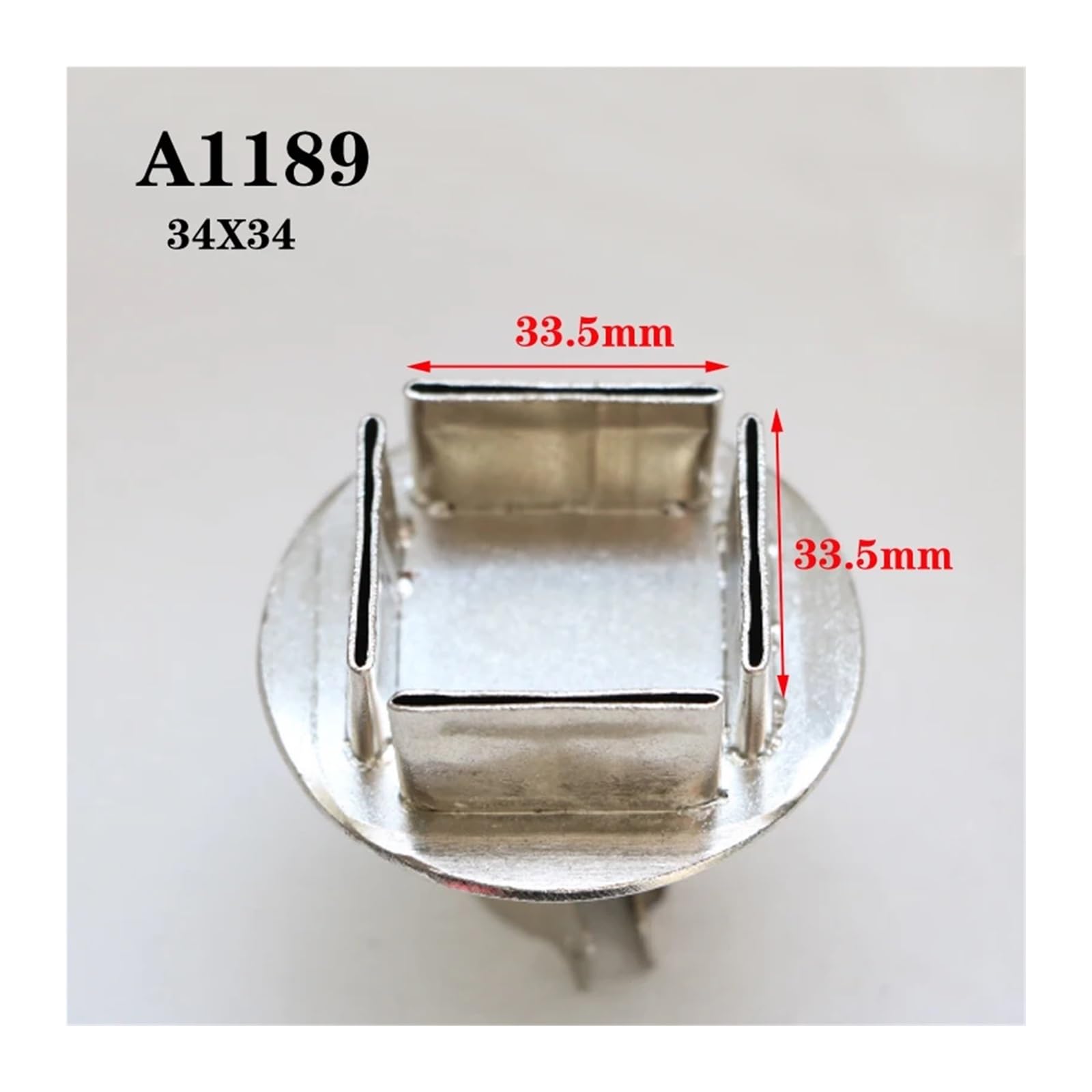 1 pz 850 ugello testa pistola ad aria calda quattro lati uscita stazione dissaldante quadrata strumento QFP(A1140B)