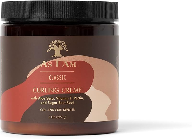 Curling Creme - 8 ounce (Classic Collection) - Lightweight Curl & Coil Definer - Hi-Definition and Shine