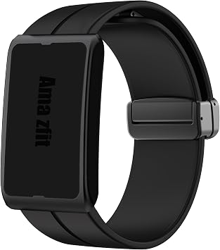 Lamshaw Compatible for Amazfit Helio Bands, Quick Release Soft Silicone Sport Wristband Replacement Straps Compatible for Amazfit Helio Fitness Tracker Wristband Black