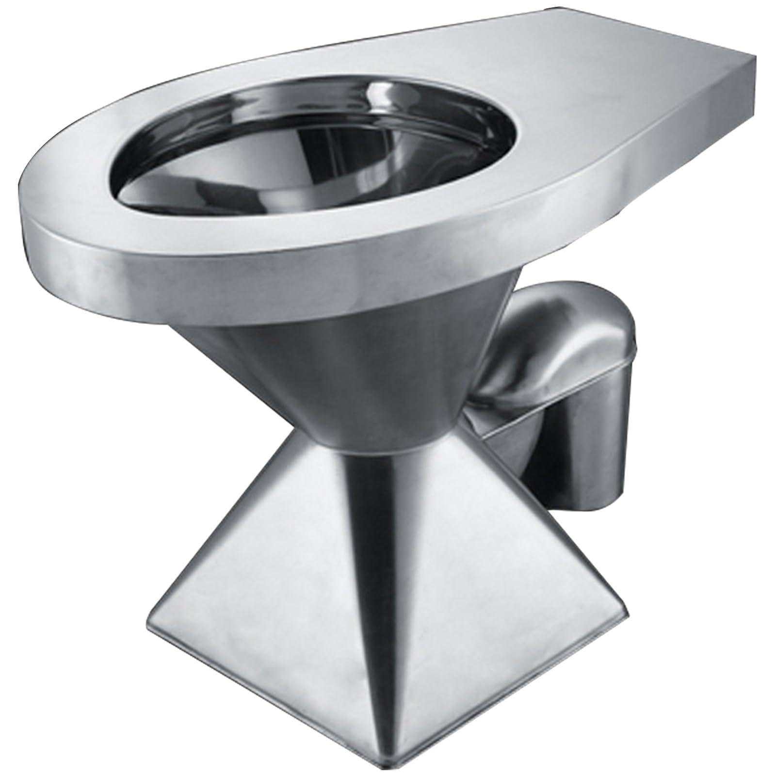 Toiletten für Badezimmer, einteilige Edelstahl, Bodenmontage, ideal für Wohnmobile, Schiffe, Krankenhäuser, Hotels, kompaktes und langlebiges Design