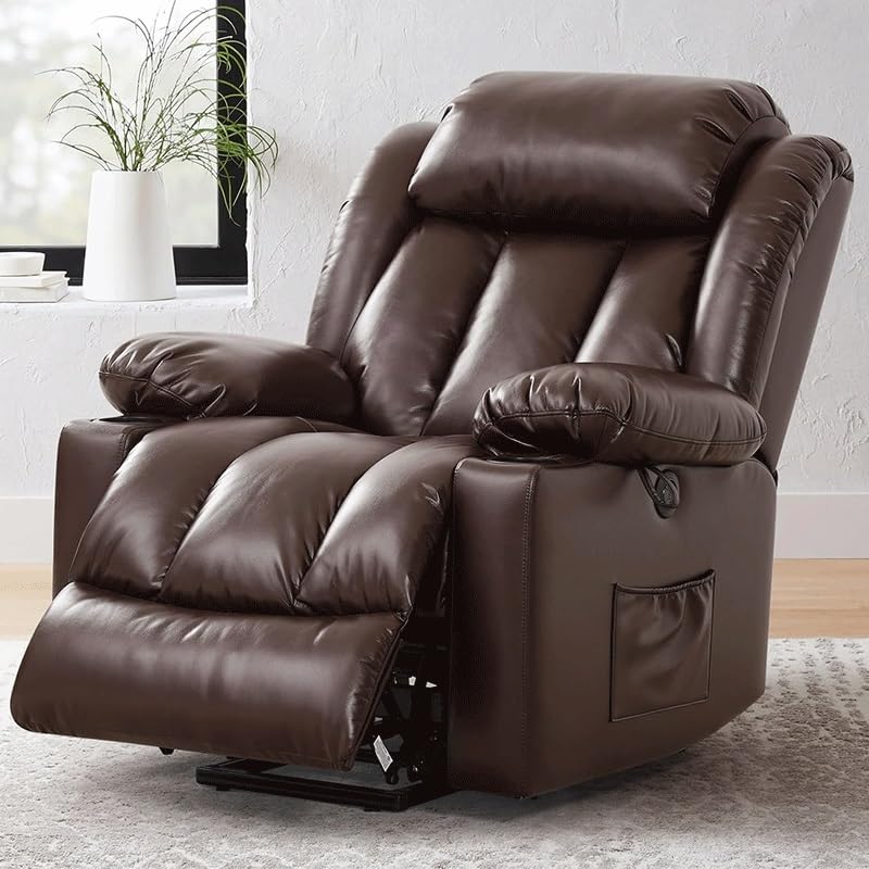 Sillón clásico ergonómico reclinable color único