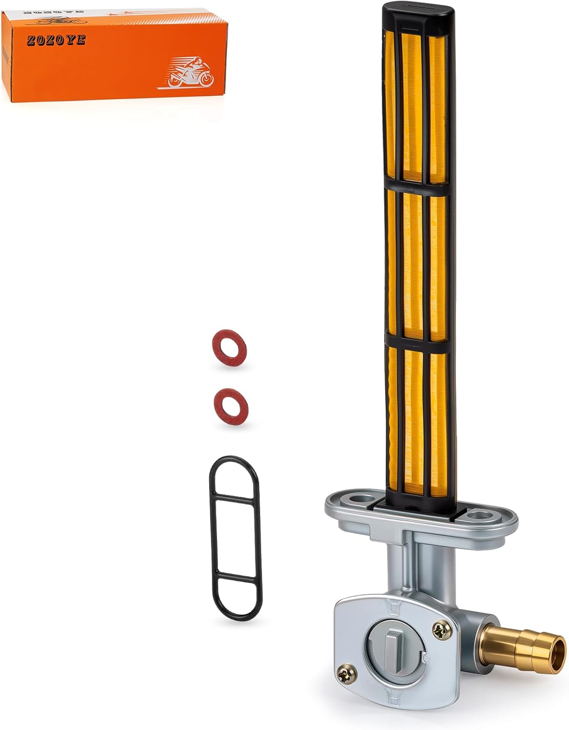 Fuel Petcock Shut Off Valve w/O-Ring For Suzuki Hayabusa 1300 GSX1300R 1999-2003 44300-24F03 44300-24F04