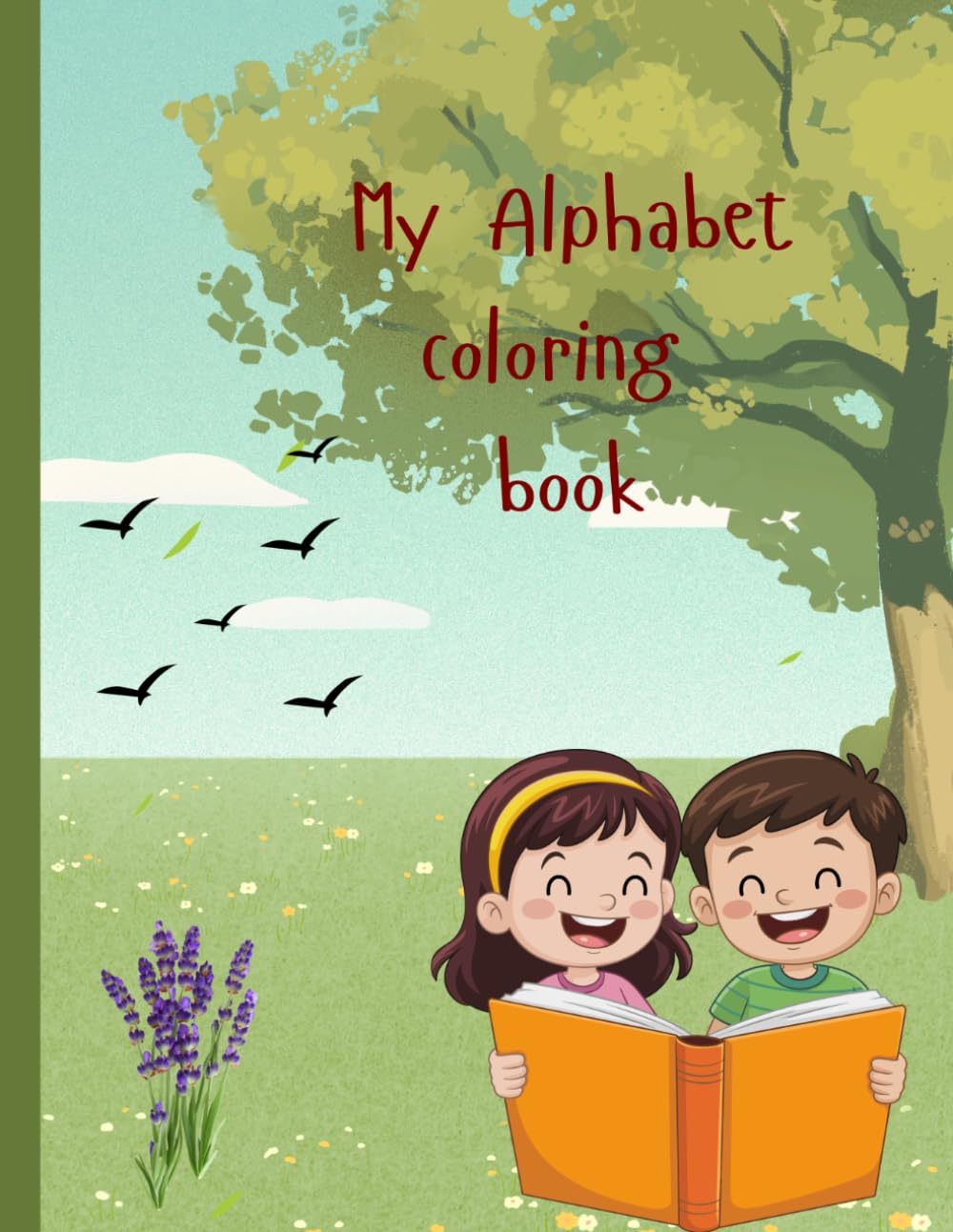 ABC Alphabets: Colouring book