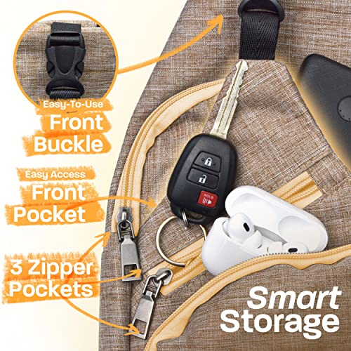 Image of Nupouch Anti-Theft Daypack: Anti Theft Crossbody Bag, Lightweight for Travel, Hiking, or Everyday Pickpocket Protection
