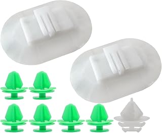 SVKVBNLNGK 27 PCS Falda lateral de fijación Clips de ajuste de paneles de recorte Moldeo inferior exterior Sujetadores de plástico 1610186180 Cubierta compatible for Citroen DS3 Sujetadores y clips pa