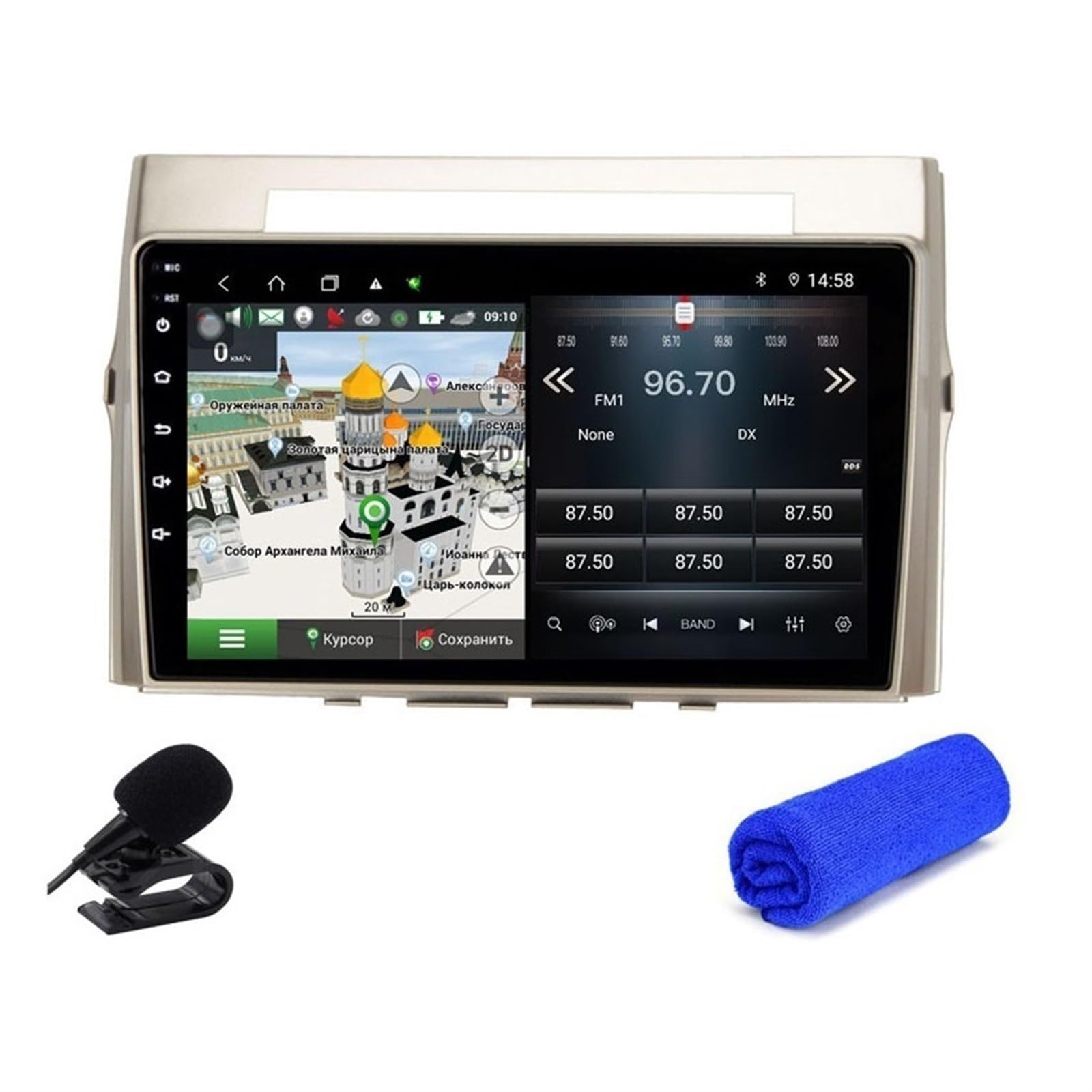 Jednostka główna 4G DSP, dla Toyoty, Corolli, Verso GPS multimedialny odtwarzacz wideo DVD Android 10 nawigacja stereo Autoradio Radio samochodowe 2 Din