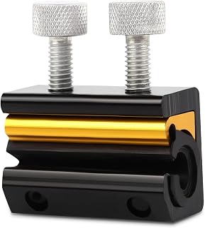 FLYPIG Motorcycle Bicycle Cable Luber Tool Wire Oiler Lubricator Luber Tool Dual Cable Oilers for Motorbike Dirt-bike lawnmower Scooter Bike ATV Cable Lubes Lubricating Cables Twin Clamp (Black)