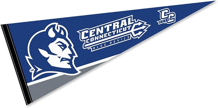 Central Connecticut Blue Devils Wordmark Pennant Flag