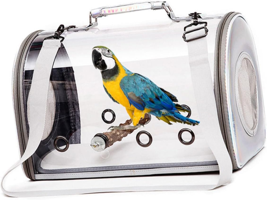 Totority Bird Carry Bag Bird Carrier Parrot Travel Carrier Zipper Design for Sightseeing Camping Hiking