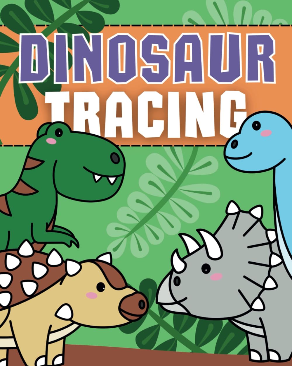 Dinosaur Tracing Activity Book