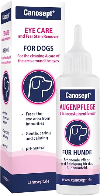 Canosept Pielęgnacja Oczu Dla Psów 120ml - Produkty Do Pielęgnacji I Czyszczenia Okolic Oczu & Płyn Do Usuwania Kamieni łzowych