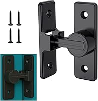 Vista 1 de Accesorios de cerradura de puerta de granero, cierres de puerta resistentes de 90 grados, pestillo de seguridad para puerta, cerradura de cerrojo