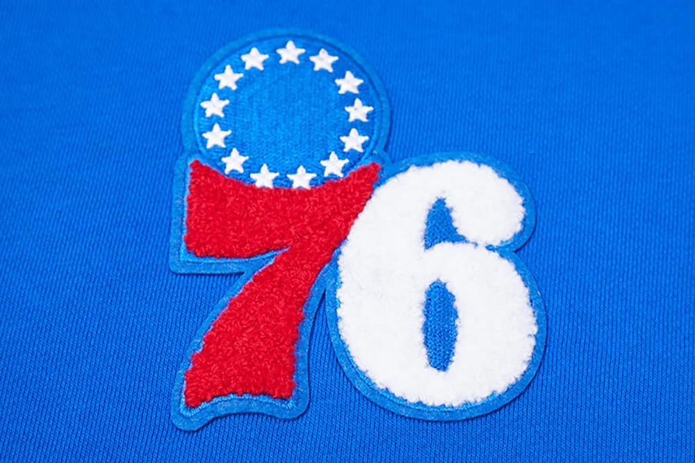 Pro Standard Womens NBA Classic Chenille Cropped Pullover Hoodie - Image 5