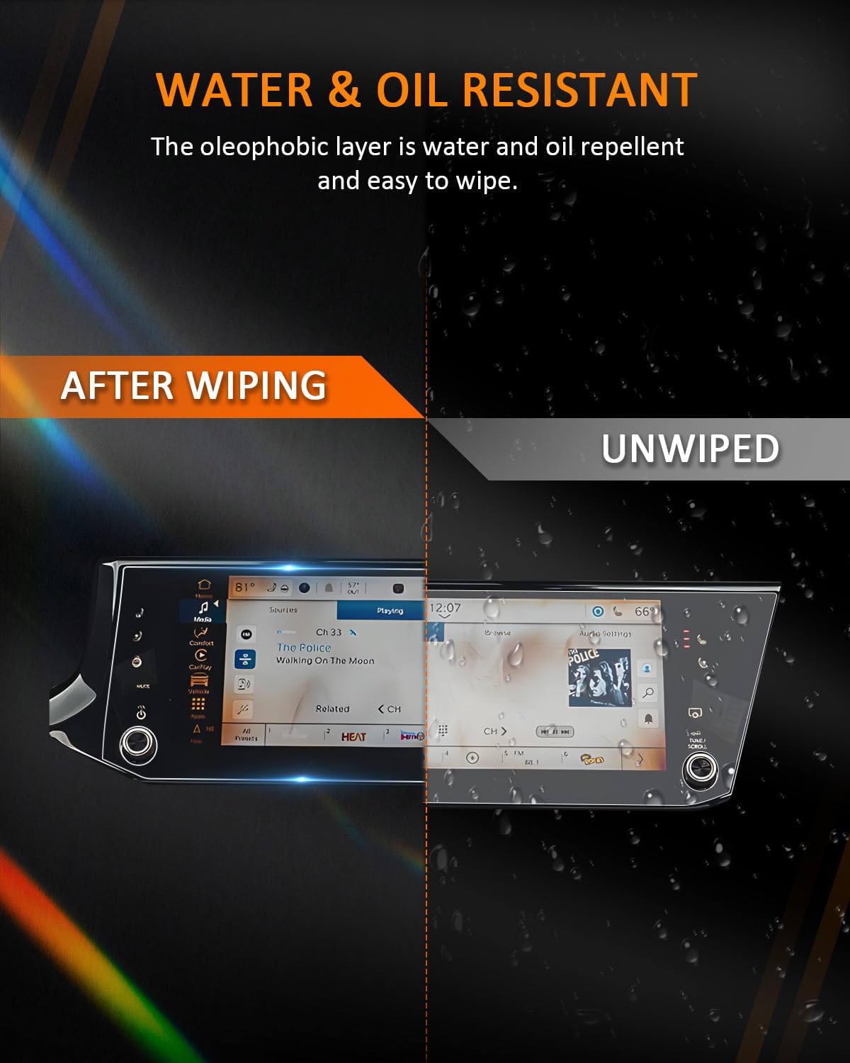 CDEFG (6Pcs for 2025 2026 Jeep Wagoneer S Screen Protector, 12.3 Inch Touchscreen & 12.3 Inch Instrument & 10.25 Inch Lower Screen, Wagoneer S (Limited, Launch Edition) Accessories Nano Foils