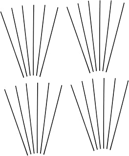 Happyyami 60pcs Essential Oil Aroma Diffuser Sticks Home Fragrance Diffuser Refills Safe Volatile Rods