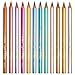 Lyra Super Ferby Triangular Metallic Colored Pencils - Set of 12 Metallic Pencils with A 6.25mm Core - Highly Pigmented Colored Pencils for Artists of All Ages - Durable Pencils for Coloring and More