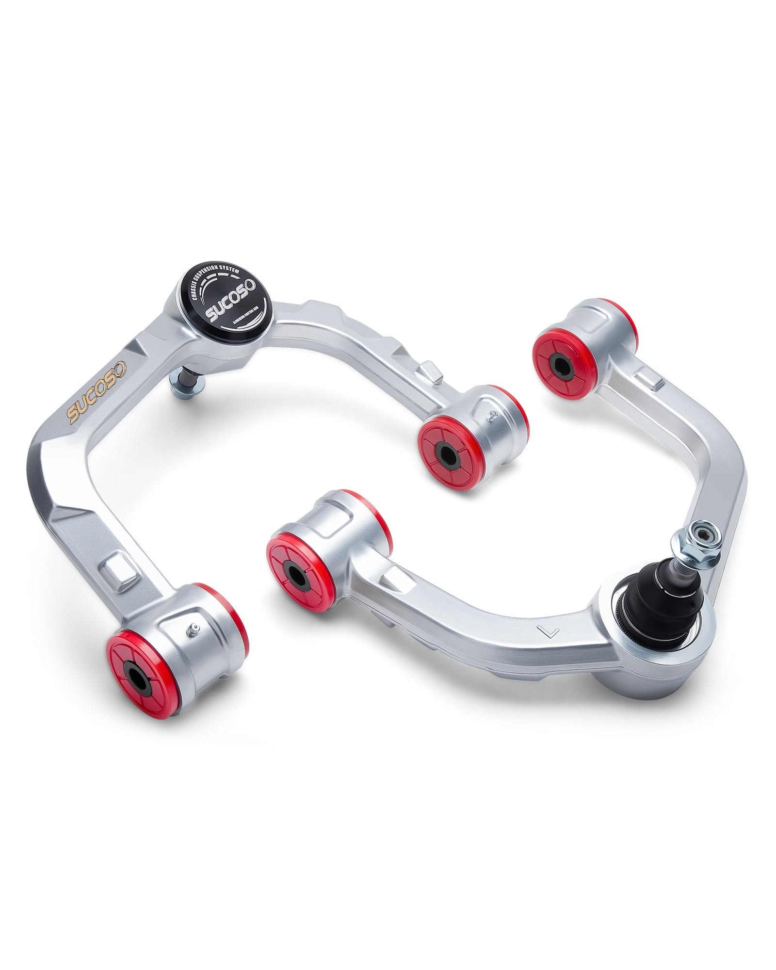 Forged Upper Control Arms for 2-4 Inch Lift, Upgraded Upper Control Arm for Ford F150 Made of Forged Aluminum, Adjustable Control Arms Fits 06-22 Ford Expedition, Front Suspension Replacement OEM UCA