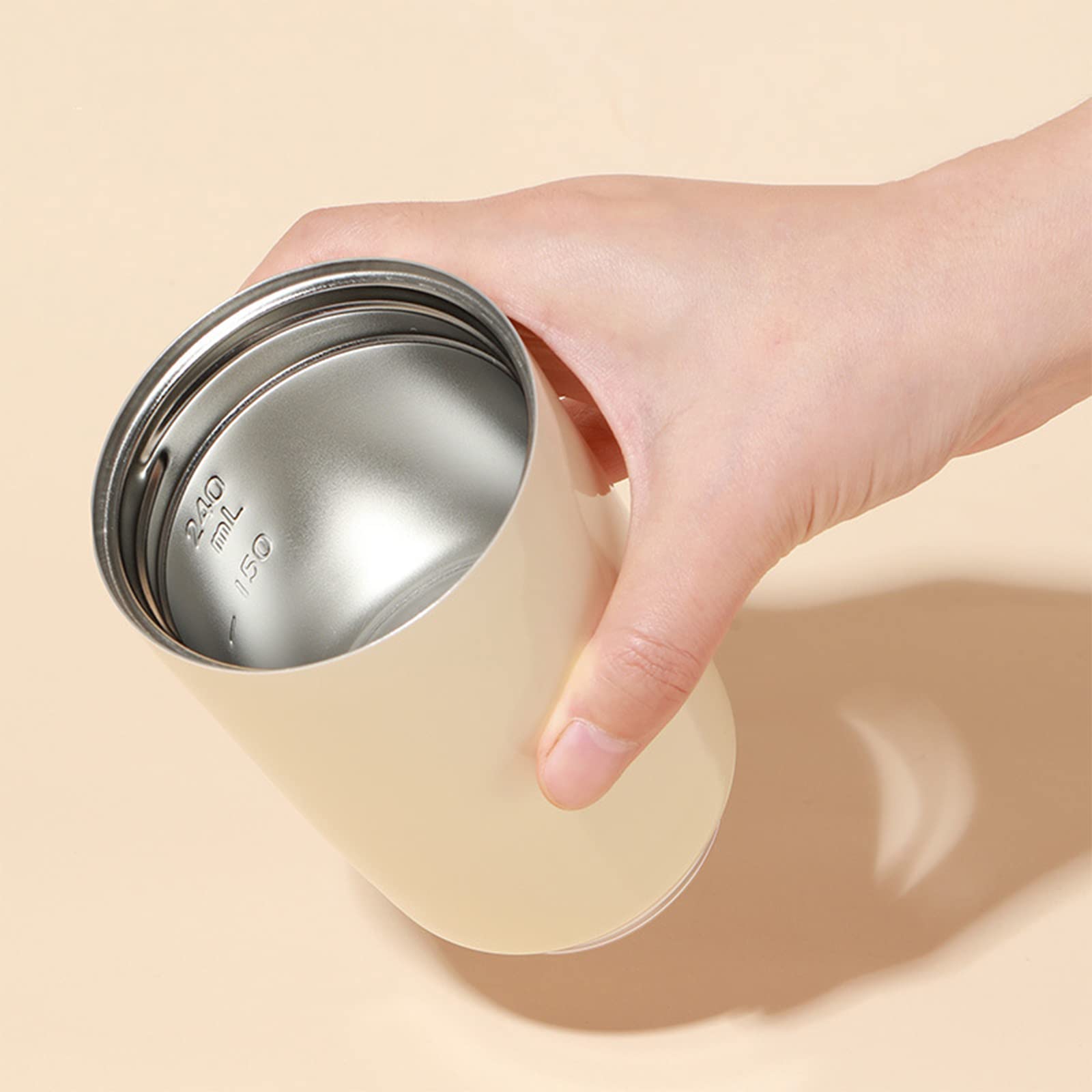 Kubek do kawy 440 ml Wody Cup 304 Ze Stali Nierdzewnej Wypoczynek Samochód Odkryty Portable Biznes Biuro Prezent Termos Eco Travel Tumbler z pokrywką do picia,A