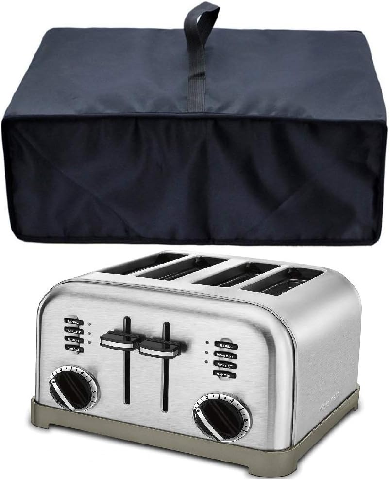 Orchidtent Heavy Duty Heat-Resistant Waterproof Dust-proof Cover for Cuisinart CPT-180 Metal Classic 4-Slice ToasterCuisinart CPT-340CPT-142 CPT-435KitchenAid Kmt4115cuBLACK+DECKER TR4310FBD4-Slice