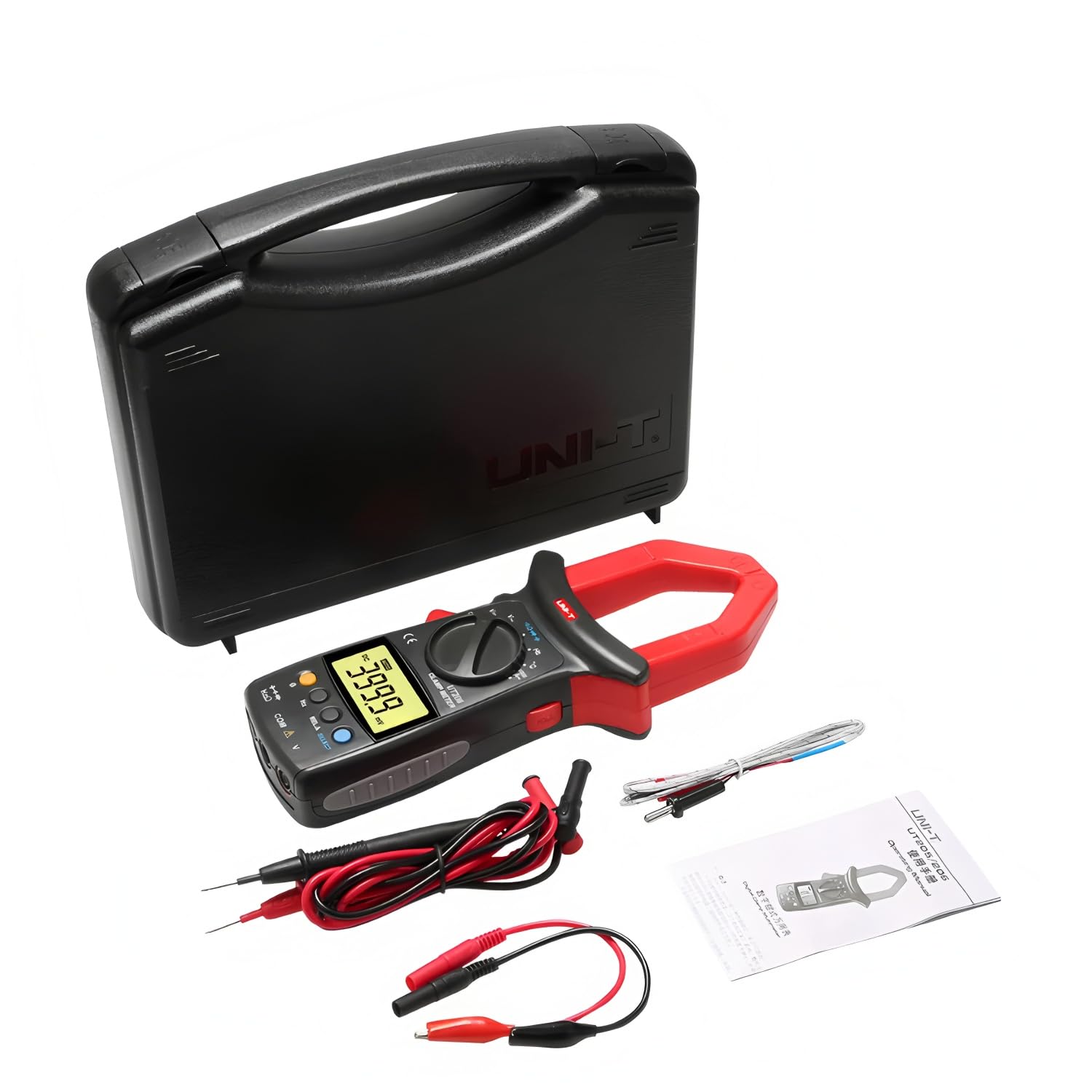 UNI-T Multimètre à pince UT206 AC/DC, 1000 A, plage automatique
